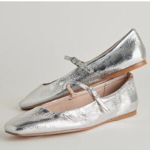 Dolce Vita Silver Flats